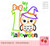 HL0112 My 1st Halloween_Witch owl_b