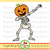 DIGIHL76 Dabbing Pumpkin Skeleton