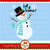 CHSVG106 Snowman_Let it Snow