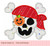 Halloween Pirate Skull