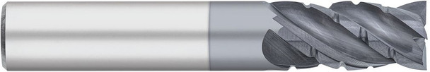 3/16" Carbide End Mill Variable Index 4 Flute - 3/4 LOC - Chipbreaker - ALCRO MAX