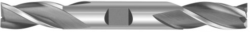 Atlas HSS 3 Flute End Mill Double End