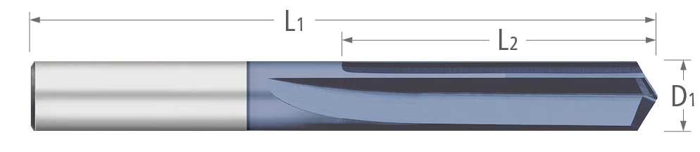 Atlas Solid Carbide Straight Flute Drill