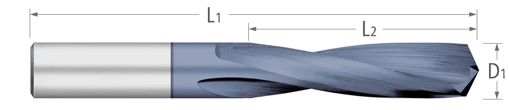 Atlas Solid Carbide Screw Machine Stub Drill