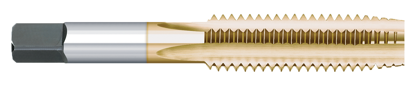 Atlas HSS - Screw and Fractional Size - Hand Taps - Left Hand - TiN Coated