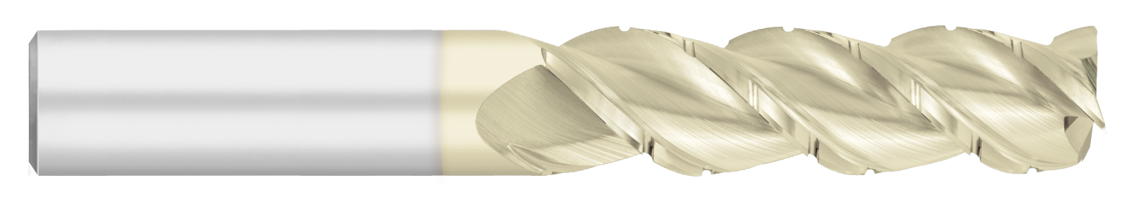Atlas Carbide High Performance - End Mills for Aluminum - 3 Flute - Corner Radius - Chipbreaker
