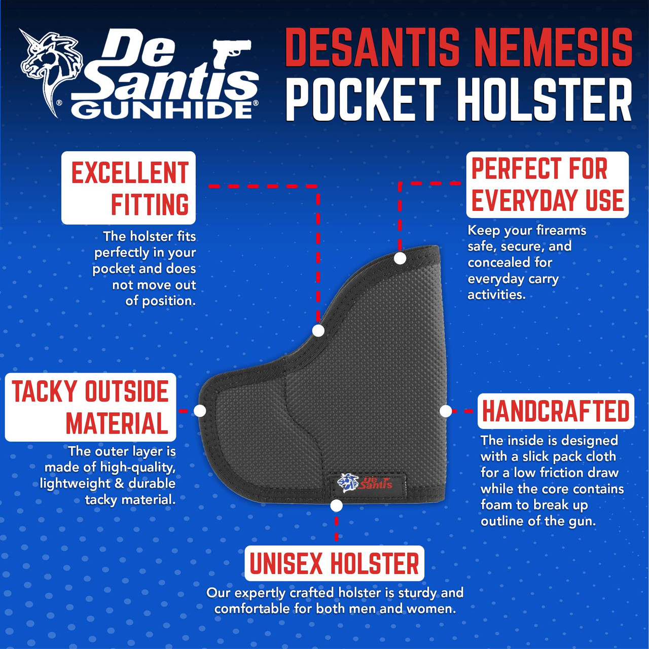 The Nemesis | DeSantis Pocket Carry Holster | CCW Holster