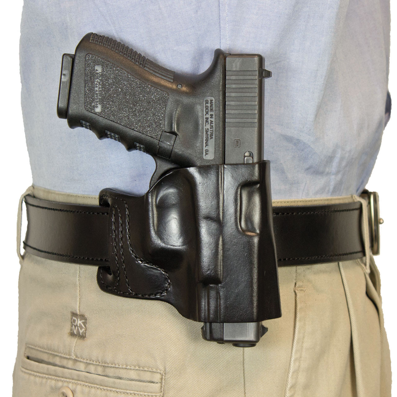 The E-Gat Slide Leather Holster | Black