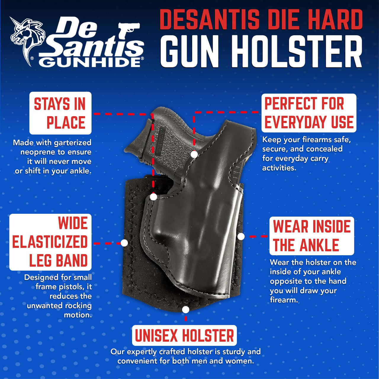 DeSantis サドルレザー製 インサイドヒートガンホルスター グロック43 Amazon.co.jp: Desantis Inside Heat IWB ガンホルスター - コン