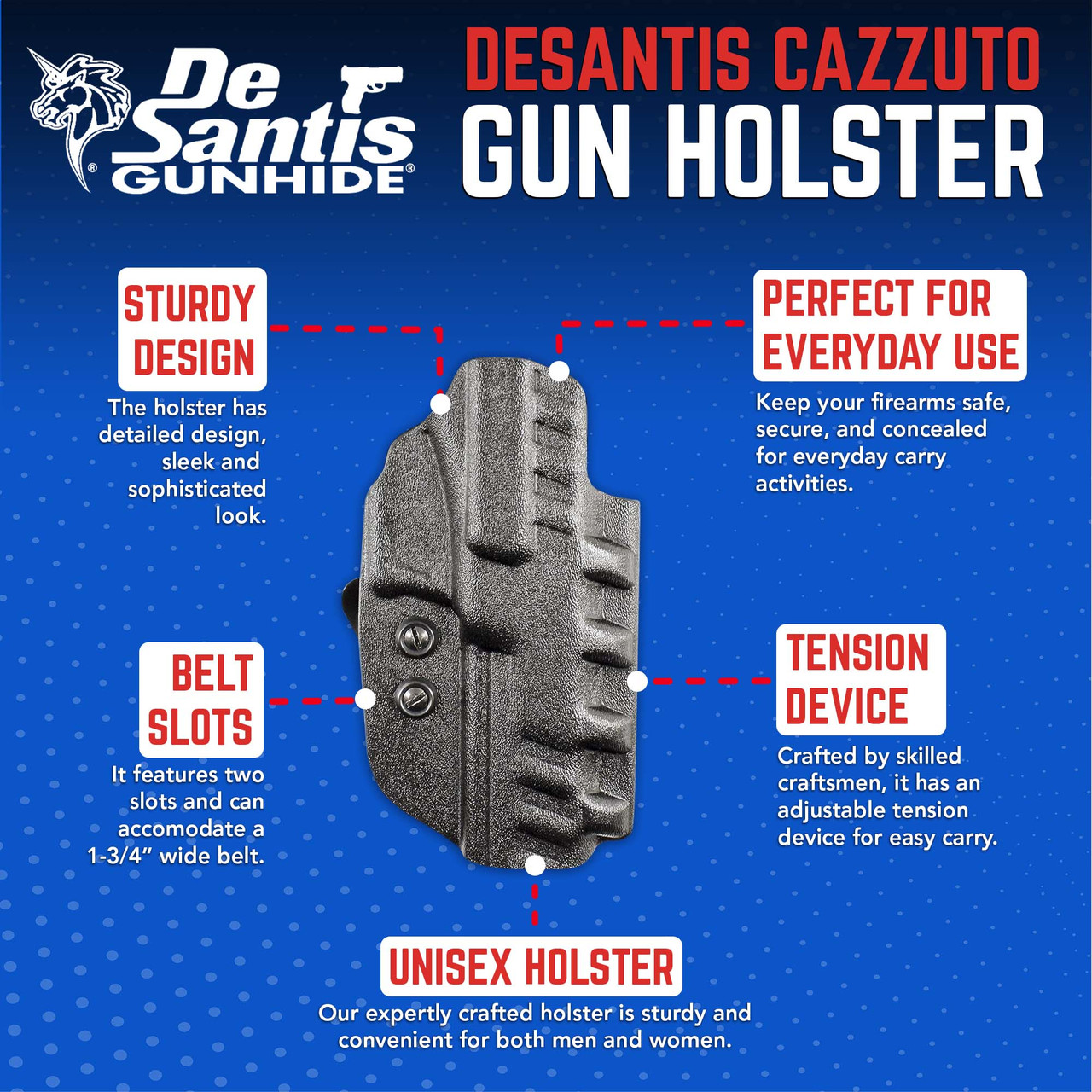 ディサンティス ホルスター Hempstead Leather Holster | Black