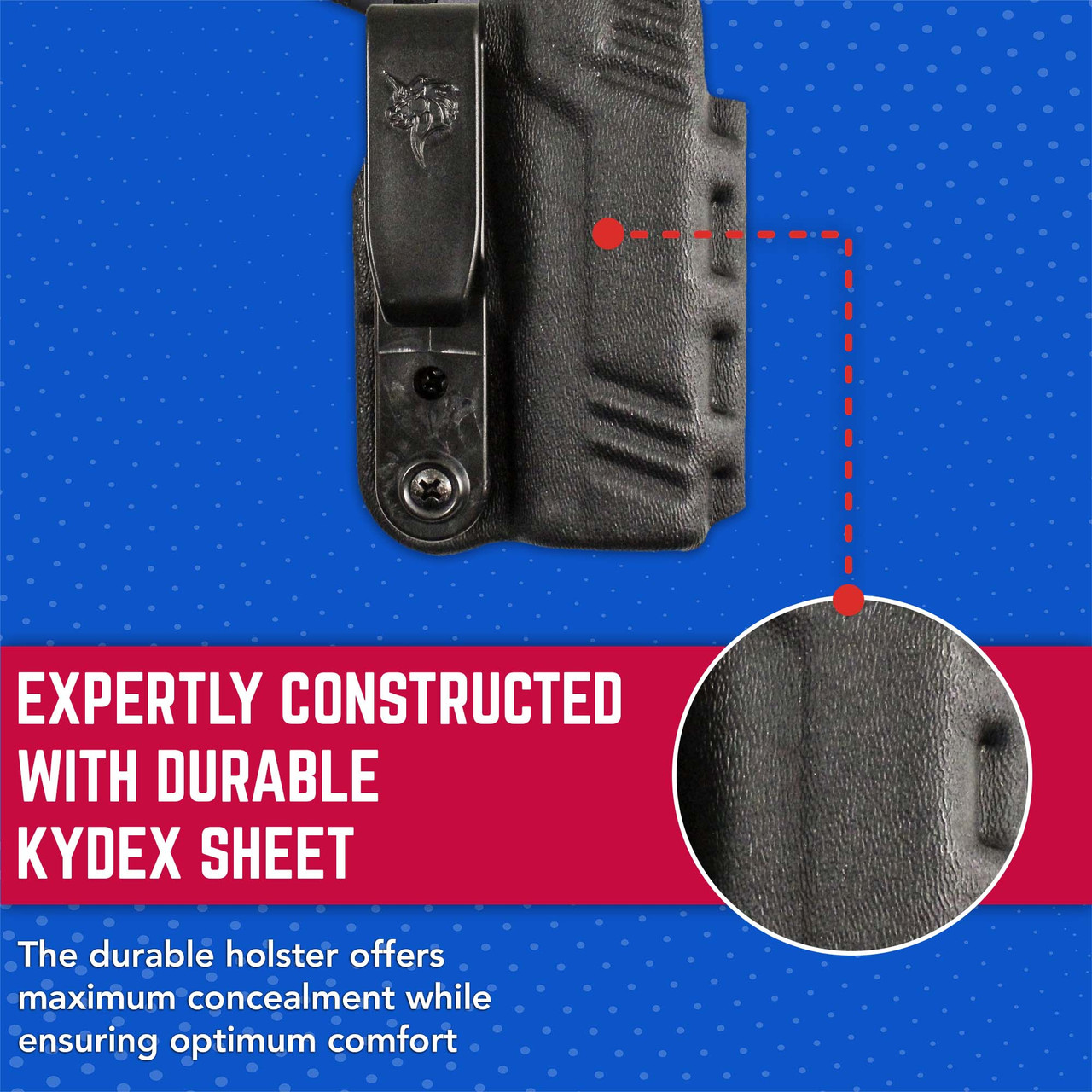 Slim-Tuk | Best Kydex Material Holster | IWB Holster