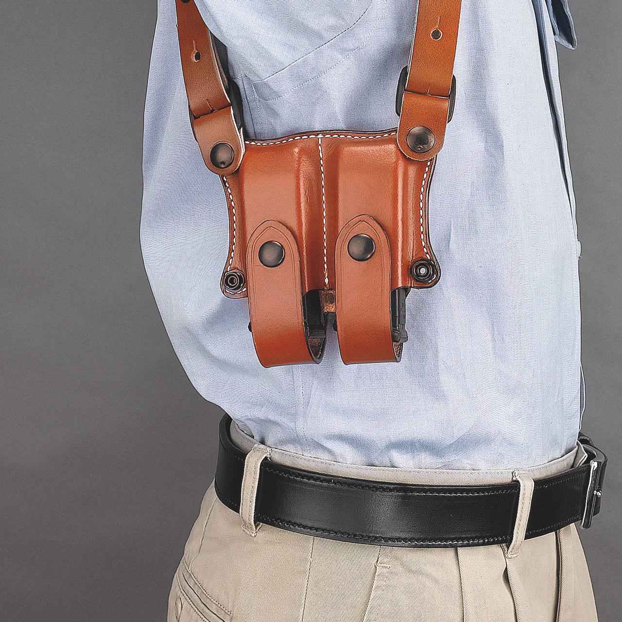 Men's leather shoulder holster bag vest backpack body wallet for formal  clothing