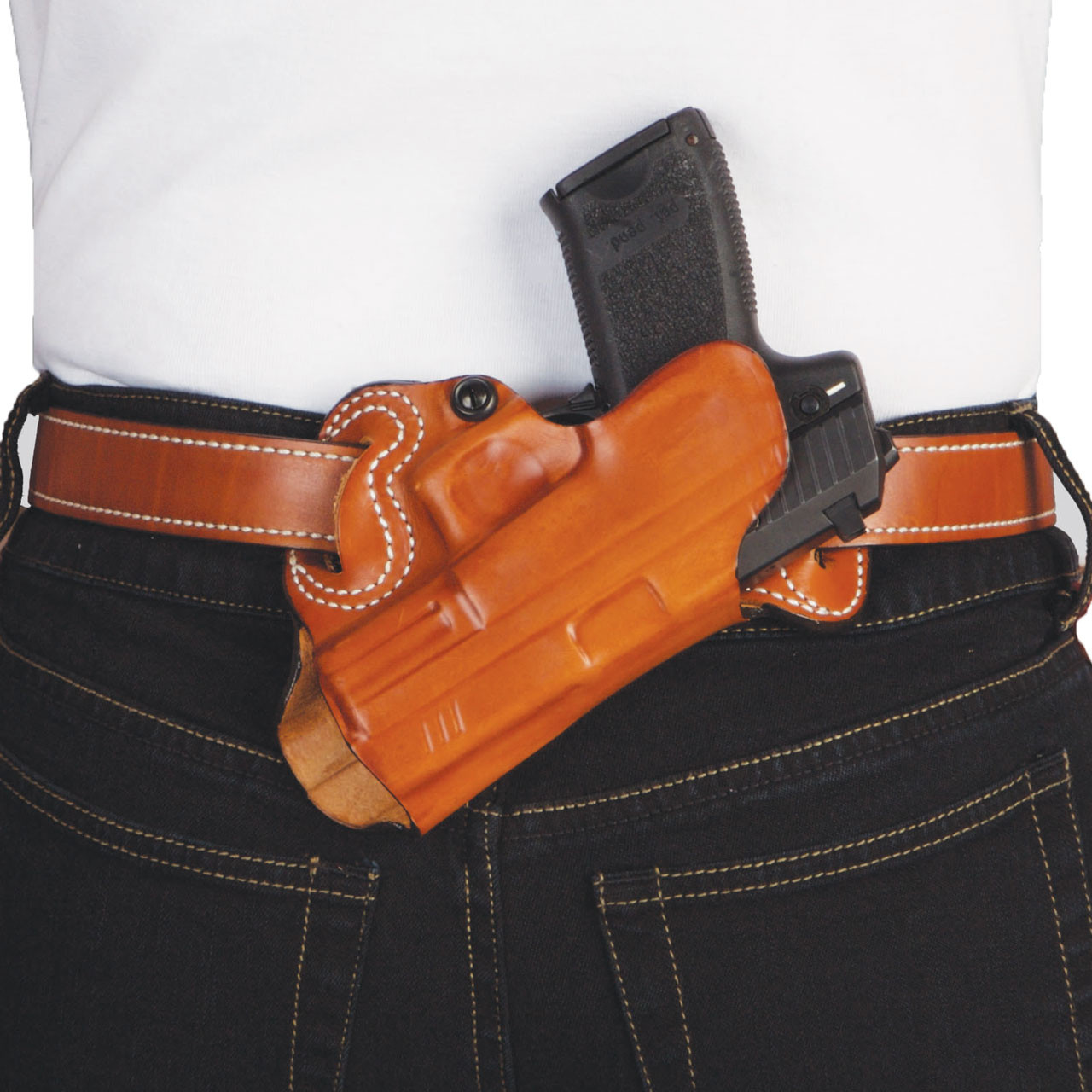 MyHolster SOB Small Of Back Holster For Springfield 1911A1 - Leather