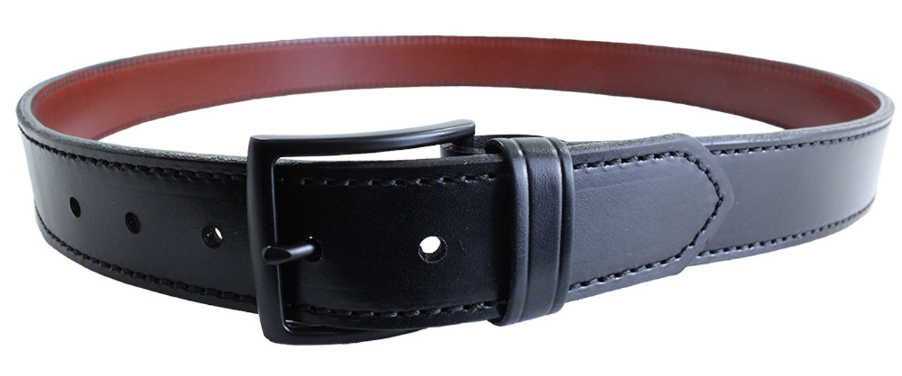 REVERSIBLE SPLIT SUEDE BELT - Black