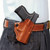 Mini Scabbard Minimalist OWB Leather Holster | DeSantis
