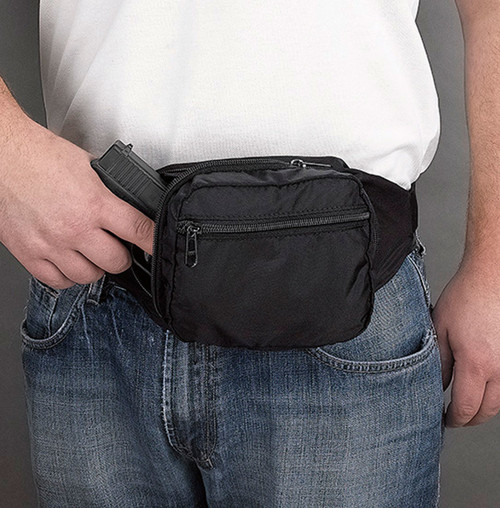 Desantis R71BJG2Z0 Black Nylon Gunny Sack II Fanny Pack Concealed Carry Holster Desantis R71BJG2Z0 Black Nylon Gunny Sack II Fanny Pack Concealed Carry Holster