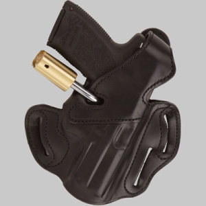 F.F.D.O. Leather Holster W/ Lock Hole