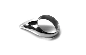Roestvrij stalen cock and ball ring