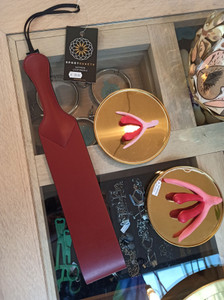 Vegan leather spanker