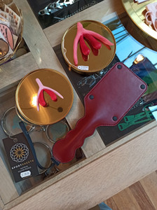 Vegan leather spanker