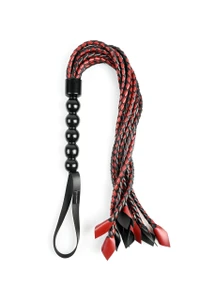 Braided Flogger in vegan leather