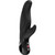 Flexibele silicone duovibrator Lady Bi zwart