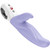 Flexibele silicone duovibrator Lady Bi violet