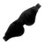 Zachte zwarte blinddoek met elastische band