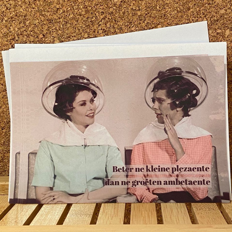 Stoute postkaart.