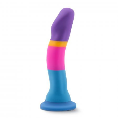 Avant D1 zuignapdildo met regenboogkleurtjes