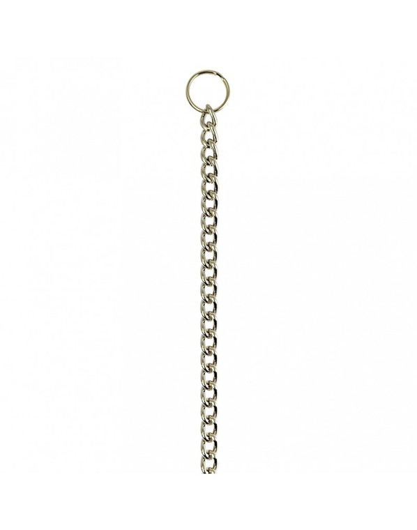 Ketting met gedraaide schakels en sleutelringen
