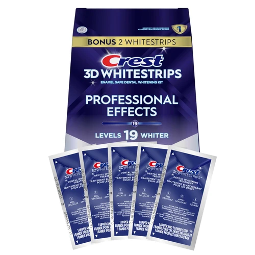 Strisce sbiancanti Crest Professional Effects Levels 19 Whiter