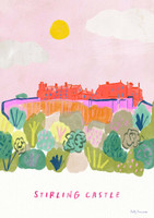 Stirling Castle, Scottish Landmark Travel Print Poster Wall Art
