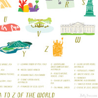 A to Z of the World