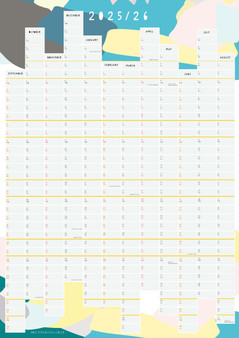 2025/26 Academic Wall Planner