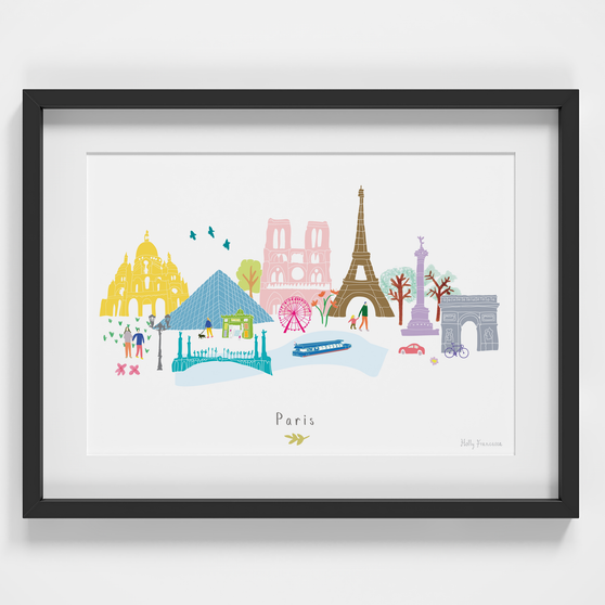 Holly Francesca Paris Skyline Print