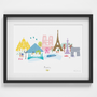 Holly Francesca Paris Skyline Print