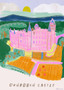 Dunrobin Castle Travel Poster Art Print created from an original painting framed