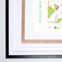 Illustrated hand drawn Map of Chiswick by UK artist Holly Francesca.