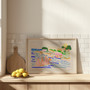 Sailing Art Print | Boats on the Water Scene | Yacht Wall Art by British Artist Holly Francesca
