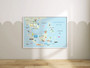 Map of South East Asia Art Print by UK Artist Holly Francesca