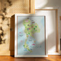 Map of Thailand, South East Asia Art Print by UK Artist Holly Francesca