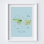 Map of Bali & Lombok, Indonesia, South East Asia Art Print by UK Artist Holly Francesca Map of Bali & Lombok, Indonesia, South East Asia Art Print by UK Artist Holly Francesca
