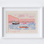 Royal Albert Docks Art Print - Painted Liverpool Landmark Poster by UK artist & illustrator Holly Francesca