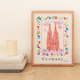 Cologne Cathedral Poster - Köln Art Print - German Landmark Collection by UK artist Holly Francesca