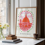 Florence Cathedral Print - Duomo, Santa Maria del Fiore Poster - Italian Landmark Collection by UK artist Holly Francesca