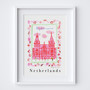 Rijksmuseum Poster - Amsterdam Art Print - Netherlands Landmark Collection by UK artist Holly Francesca