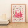 Rijksmuseum Poster - Amsterdam Art Print - Netherlands Landmark Collection by UK artist Holly Francesca