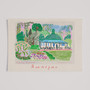 Harrogate Art Print – Valley Gardens Poster – North Yorkshire Travel Print created from an original drawing by artist Holly Francesca.