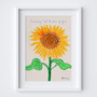 Illustrated Best Teacher Gift - Standing Tall Art Print by artist Holly Francesca.